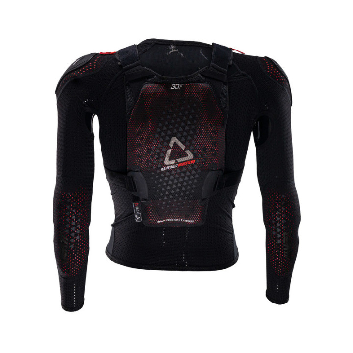 KOSZULKA Z OCHRANIACZAMI JUNIOR LEATT 4.5 HYBRID BLACK (147-159CM) L/XL