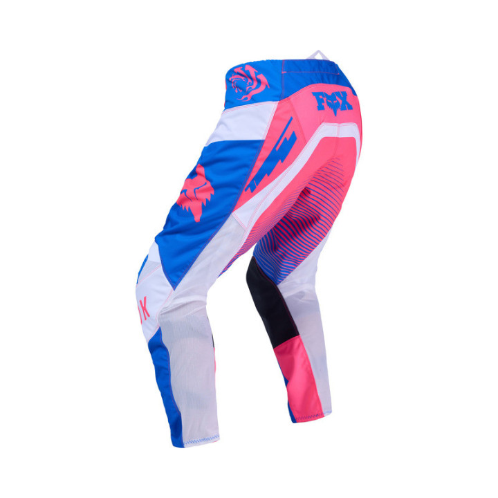 SPODNIE MOTOCYKLOWE FOX 180 COLLECT BLUE PINK