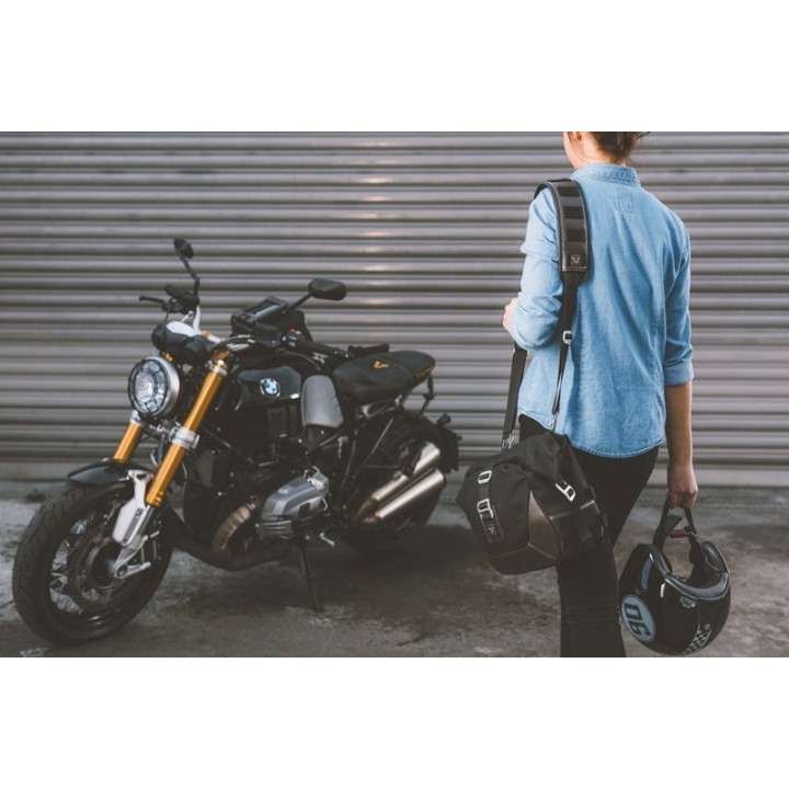 PAS NA RAMIĘ LA4 DO NOSZENIA SAKW/TORB LEGEND GEAR SW-MOTECH BROWN