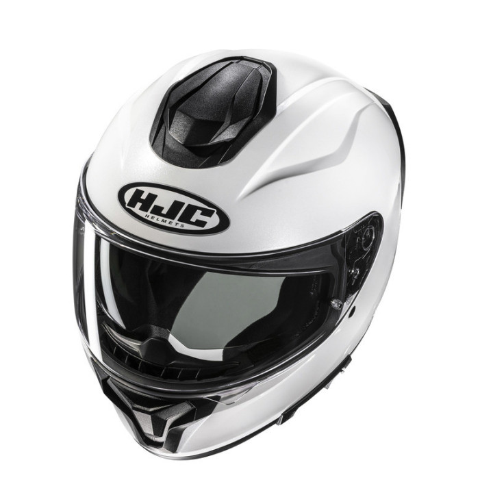 KASK MOTOCYKLOWY HJC C71 SOLID PEARL WHITE