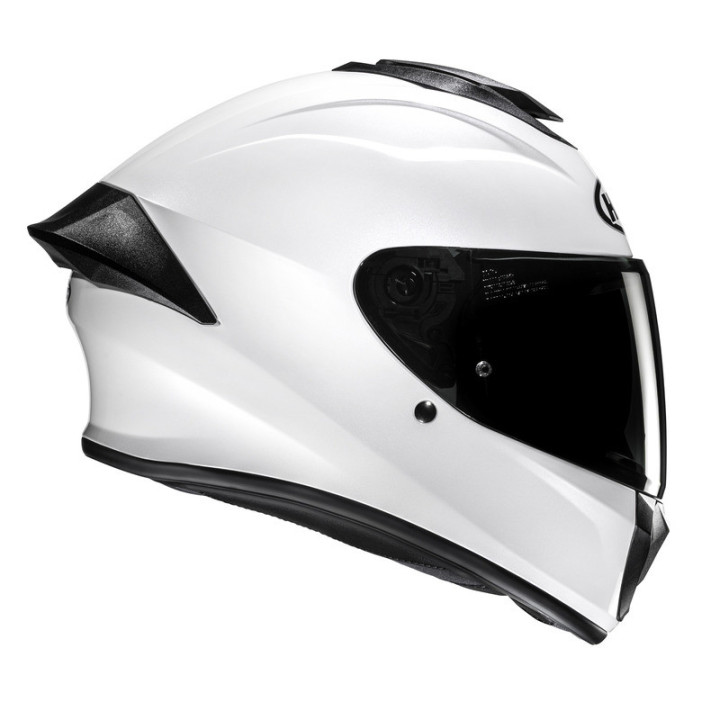 KASK MOTOCYKLOWY HJC C71 SOLID PEARL WHITE