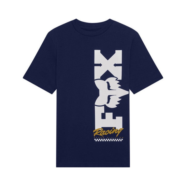 T-SHIRT JUNIOR FOX CHECKER NAVY YS
