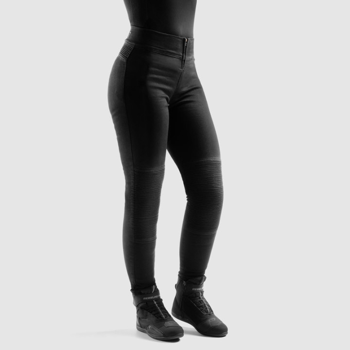 LEGGINSY MOTOCYKLOWE DAMSKIE REBELHORN CHICA BLACK