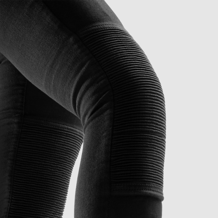 LEGGINSY MOTOCYKLOWE DAMSKIE REBELHORN CHICA BLACK