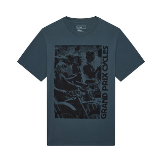 T-SHIRT FOX CIRCA 74 195 PHOTO DEEP COBALT