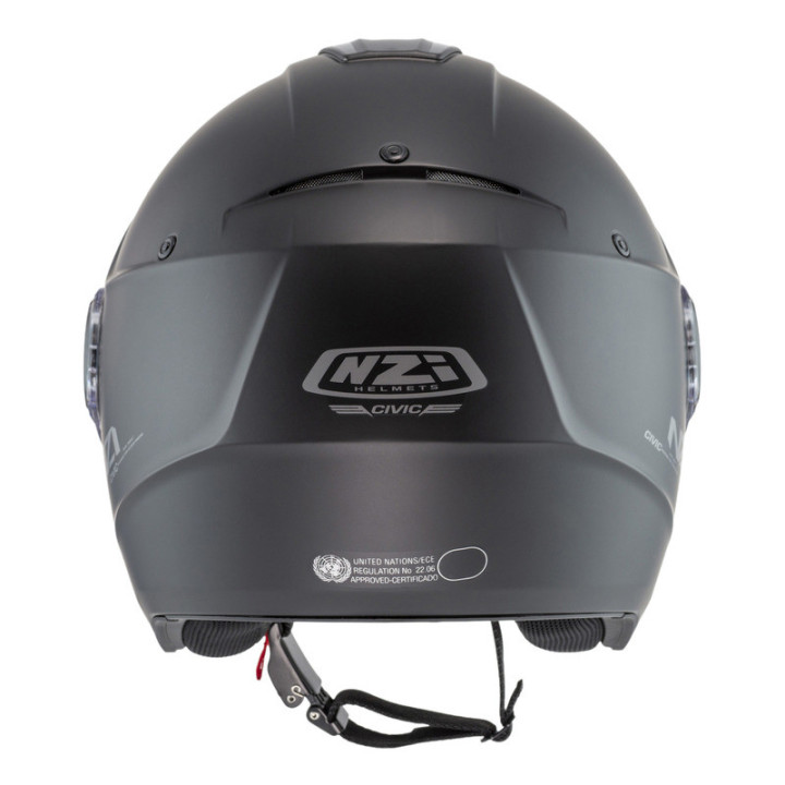 KASK MOTOCYKLOWY NZI CIVIC SOLID NOUVEAU MATT BLACK