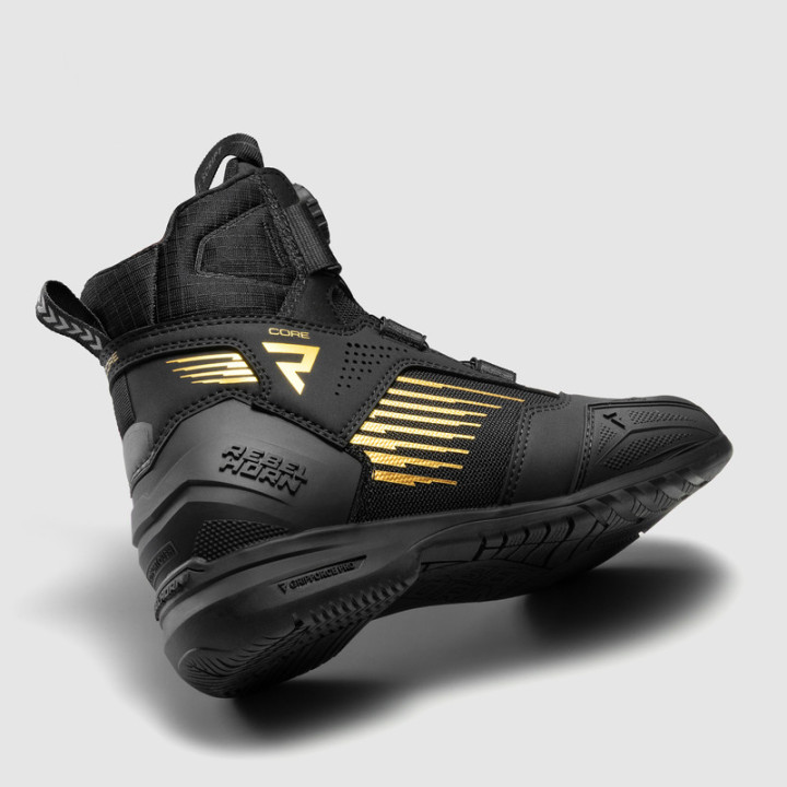 BUTY MOTOCYKLOWE REBELHORN CORE BLACK GOLD