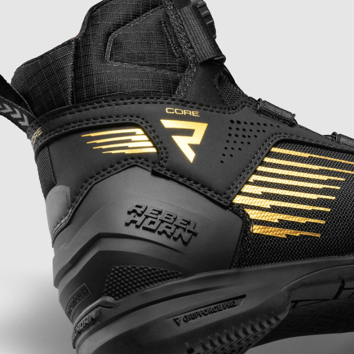 BUTY MOTOCYKLOWE REBELHORN CORE BLACK GOLD