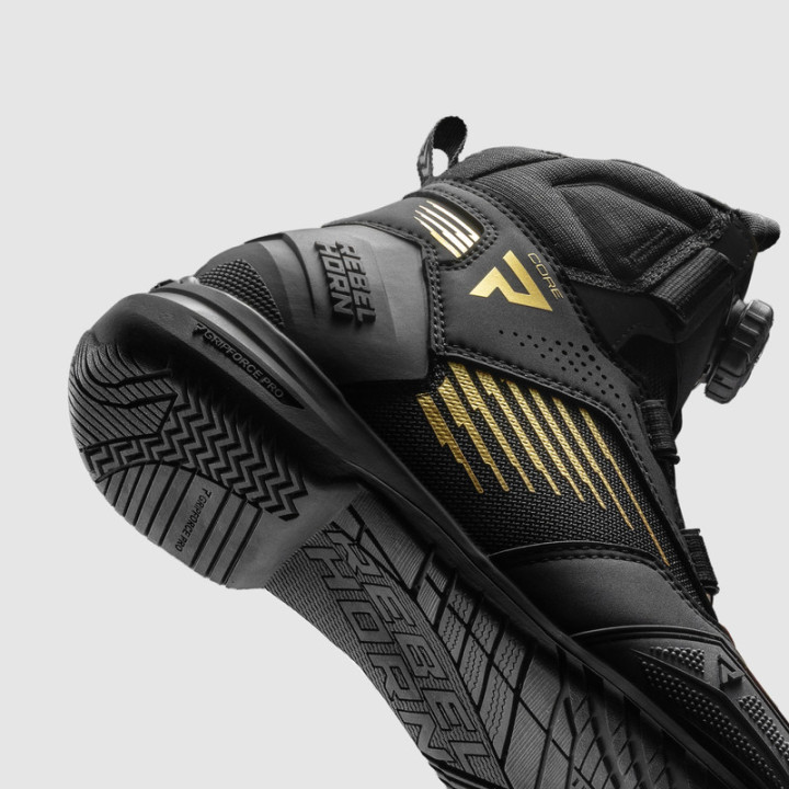 BUTY MOTOCYKLOWE REBELHORN CORE BLACK GOLD