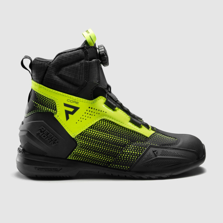 BUTY MOTOCYKLOWE REBELHORN CORE BLACK FLUO YELLOW