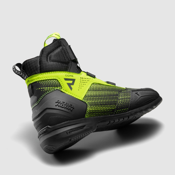 BUTY MOTOCYKLOWE REBELHORN CORE BLACK FLUO YELLOW
