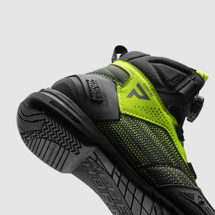 BUTY MOTOCYKLOWE REBELHORN CORE BLACK FLUO YELLOW