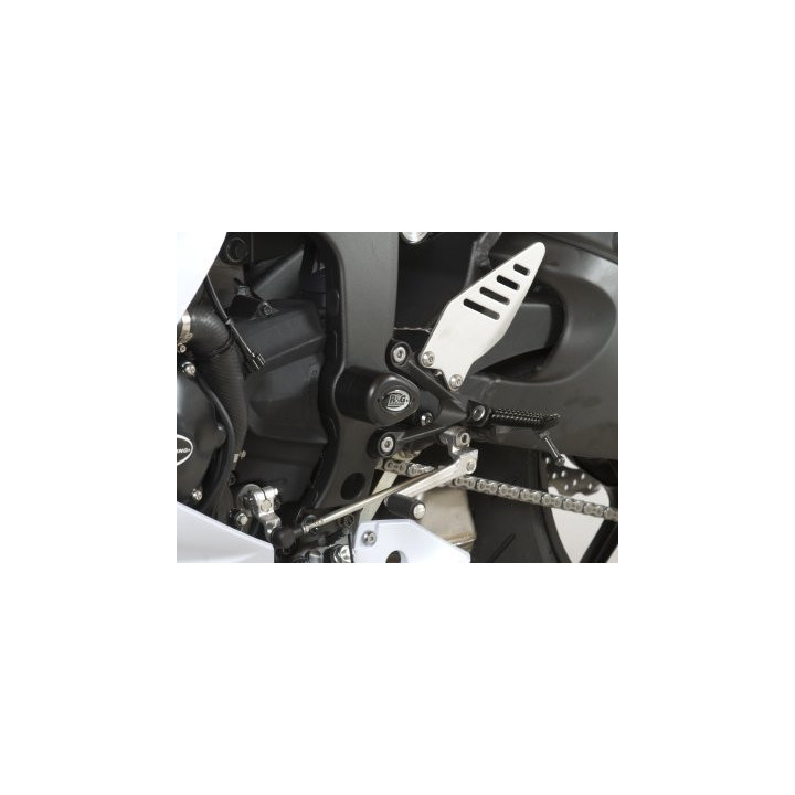 CRASHPADY AERO RG RACING SWINGARM PIVOT, KAWASAKI ZX6R 13- BLACK