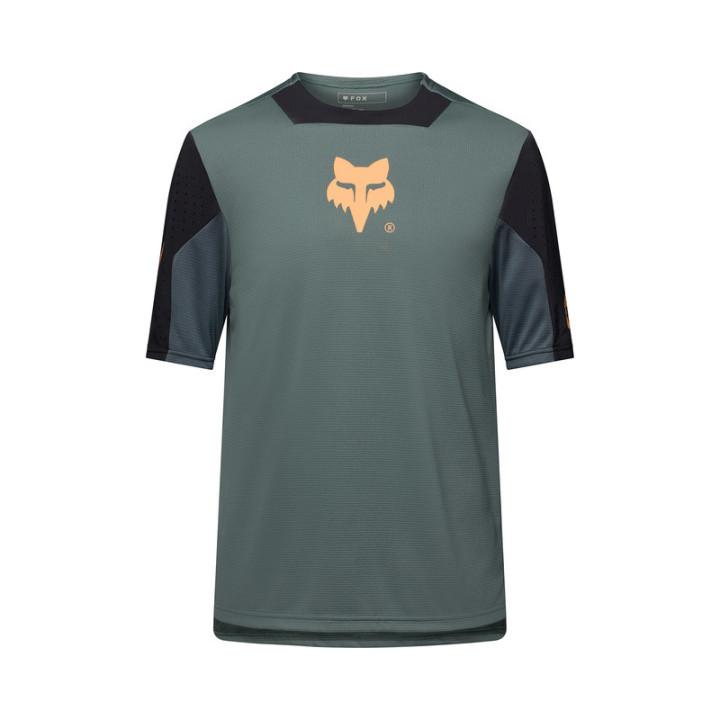 KOSZULKA ROWEROWA JUNIOR FOX DEFEND CREATION SAGE