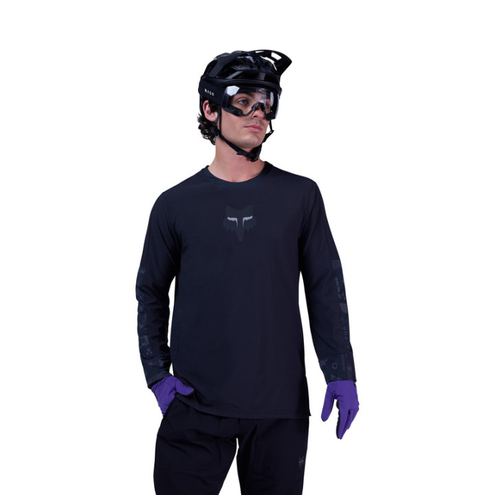 KOSZULKA ROWEROWA Z DŁUGIM RĘKAWEM FOX DEFEND THERMAL LUNAR SE BLACK S