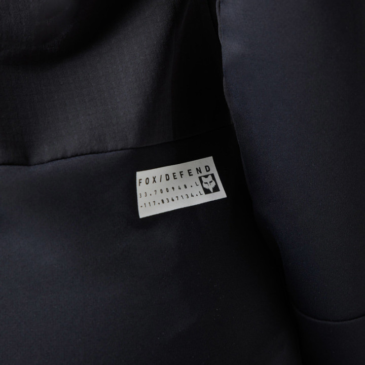 KOSZULKA ROWEROWA Z DŁUGIM RĘKAWEM DAMSKA FOX DEFEND THERMAL BLACK