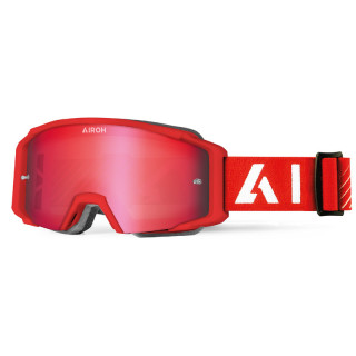 GOGLE AIROH BLAST XR1 RED MATT - SZYBA RED MIRRORED (1 SZYBA W ZESTAWIE)