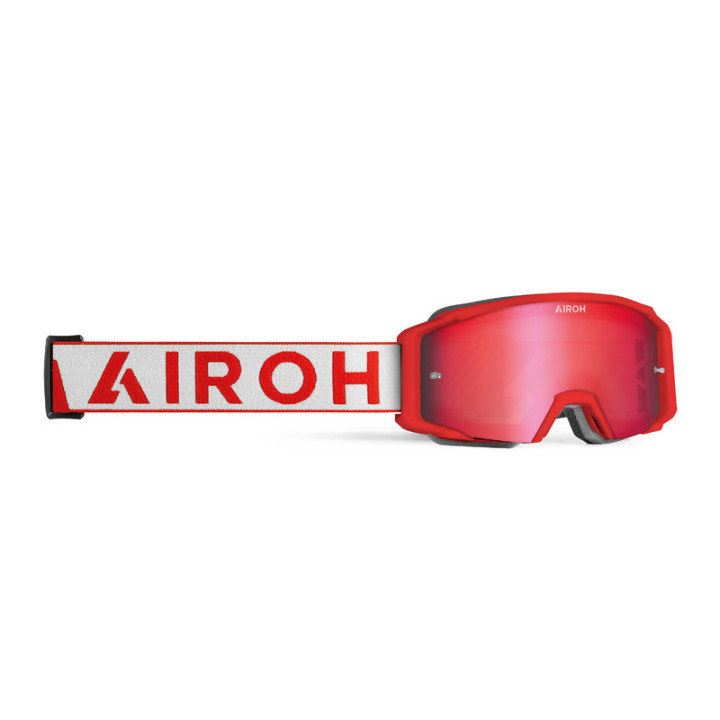 GOGLE AIROH BLAST XR1 RED MATT - SZYBA RED MIRRORED (1 SZYBA W ZESTAWIE)