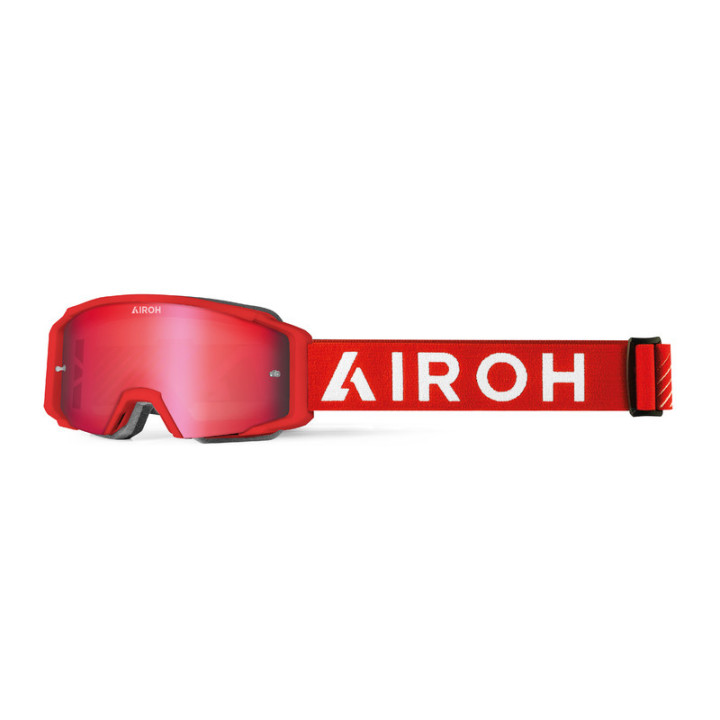 GOGLE AIROH BLAST XR1 RED MATT - SZYBA RED MIRRORED (1 SZYBA W ZESTAWIE)