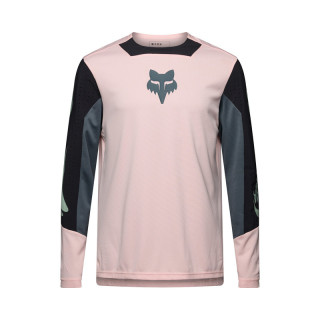 KOSZULKA ROWEROWA Z DŁUGIM RĘKAWEM JUNIOR FOX DEFEND CREATION BLUSH