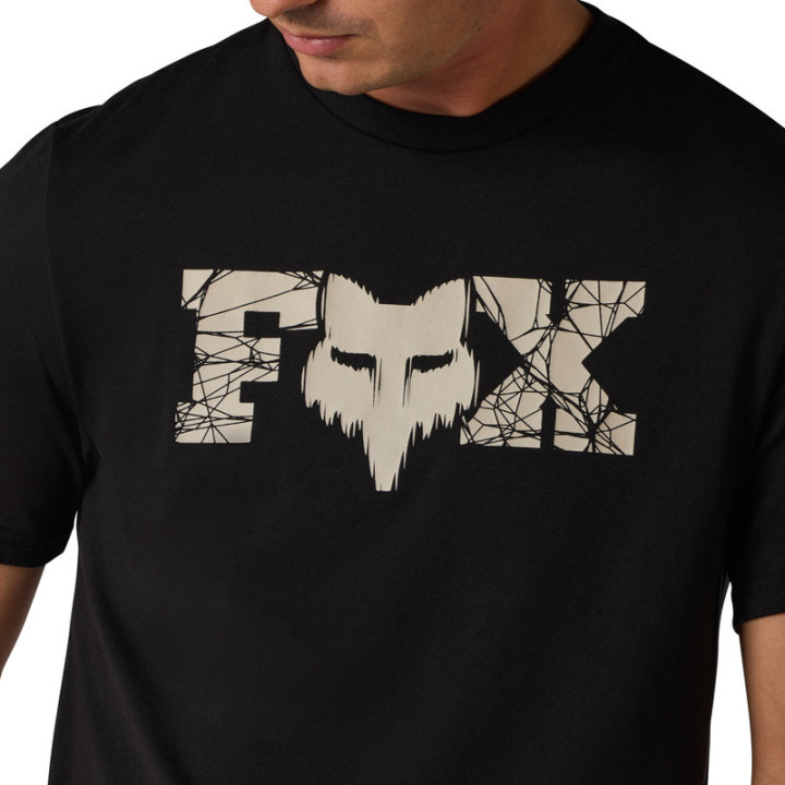 T-SHIRT FOX DIFFUSE DRI-RELASE BLACK M