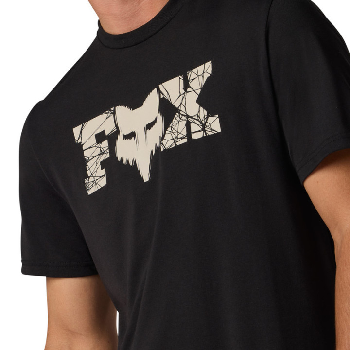 T-SHIRT FOX DIFFUSE DRI-RELASE BLACK M