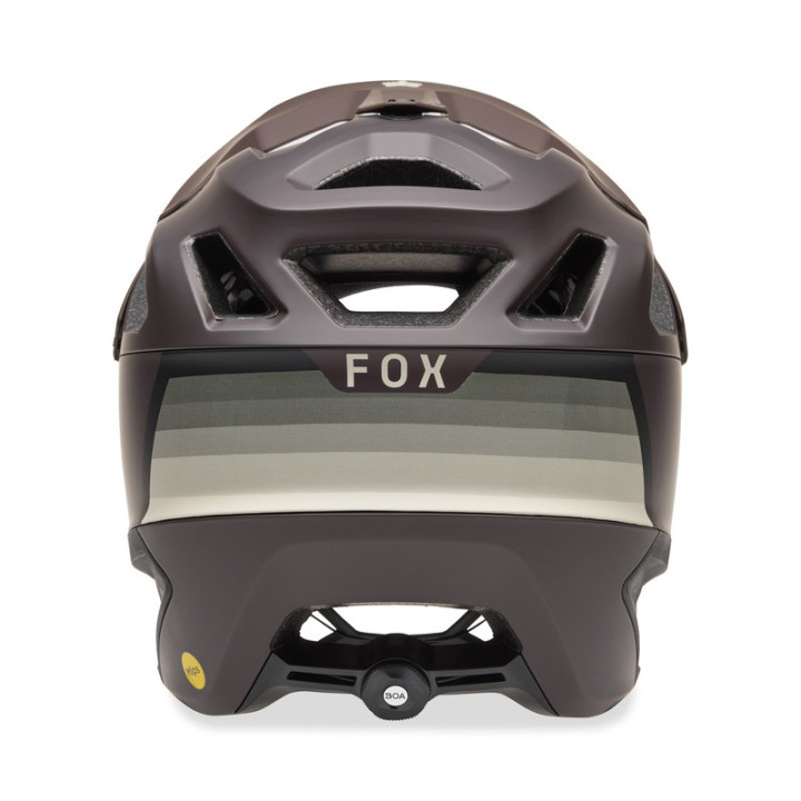 KASK ROWEROWY FOX DROPFRAME PRO GRID COCOA