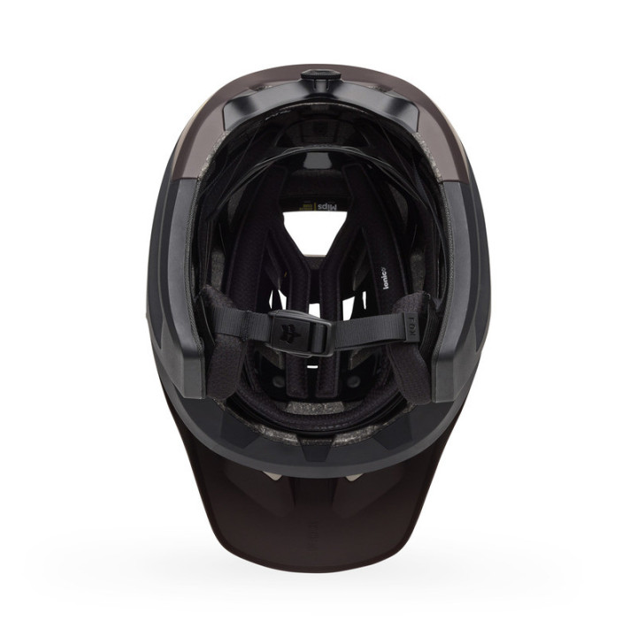 KASK ROWEROWY FOX DROPFRAME PRO GRID COCOA