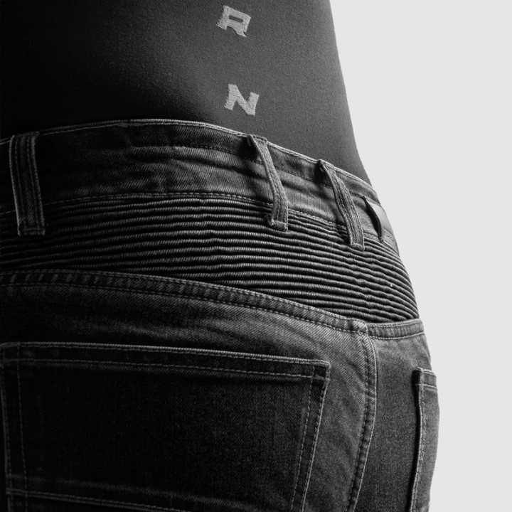 JEANSY MOTOCYKLOWE REBELHORN EAGLE 4 BLACK SLIM FIT