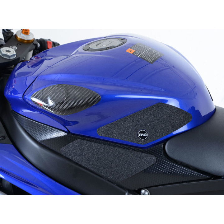 NAKLEJKA NA BAK TANKPAD ANTYPOŚLIZGOWY 4 CZĘŚCI RG RACING YAMAHA YZF-R6 (12-14) BLACK