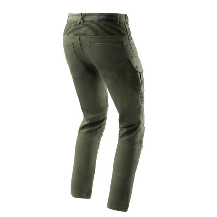 JEANSY MOTOCYKLOWE REBELHORN FASTER OLIVE GREEN