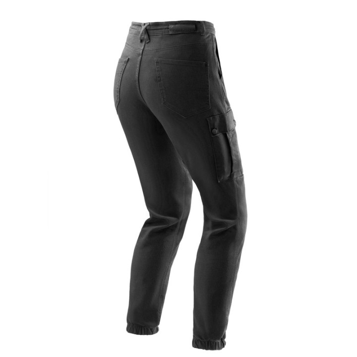 JEANSY MOTOCYKLOWE DAMSKIE REBELHORN FASTER BLACK