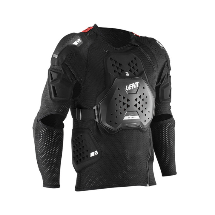 KOSZULKA Z OCHRANIACZAMI LEATT 3DF AIRFIT HYBRID BLACK