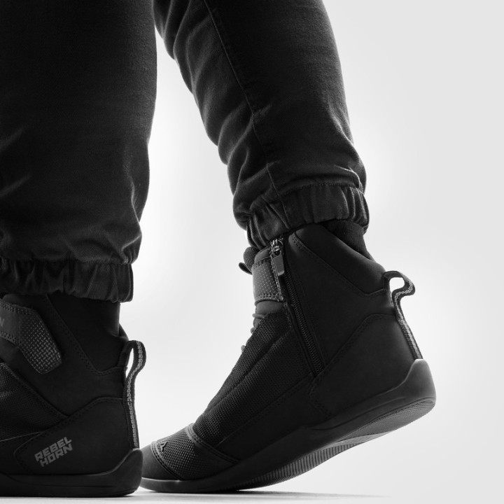 JEANSY MOTOCYKLOWE DAMSKIE REBELHORN FASTER BLACK