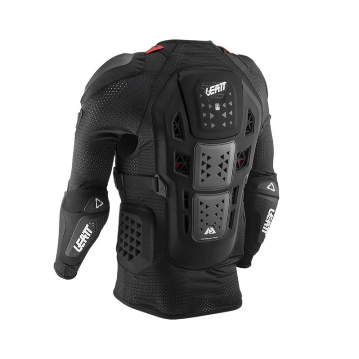 KOSZULKA Z OCHRANIACZAMI LEATT 3DF AIRFIT HYBRID BLACK