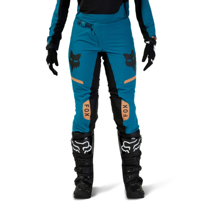 SPODNIE MOTOCYKLOWE DAMSKIE FOX FLEXAIR OPTICAL MAUI BLUE 6