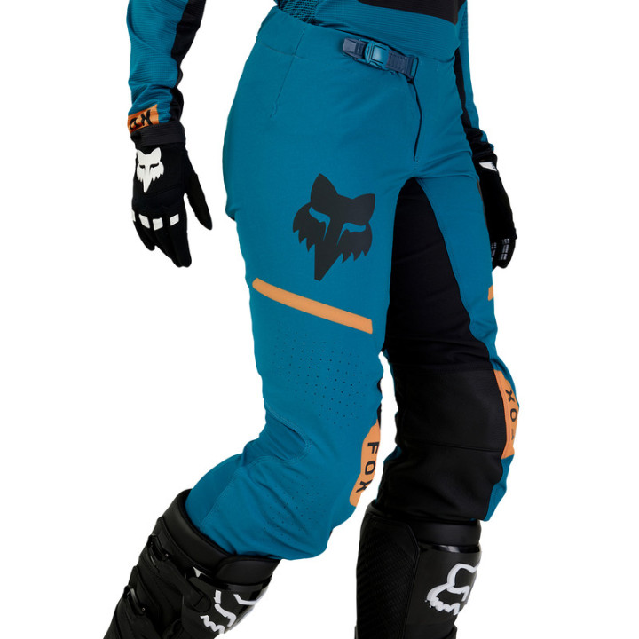 SPODNIE MOTOCYKLOWE DAMSKIE FOX FLEXAIR OPTICAL MAUI BLUE 6