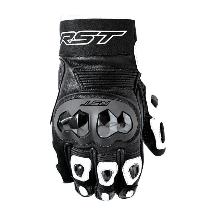 RĘKAWICE MOTOCYKLOWE RST FREESTYLE 3 D3O BLACK WHITE