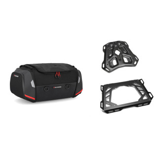ZESTAW TORBA TYLNA I STELAŻ SW-MOTECH RACKPACK KTM 1290 SUPER DUKE (16-19) BLACK GREY