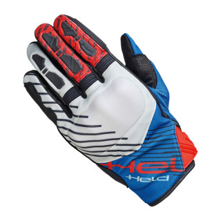 RĘKAWICE MOTOCYKLOWE HELD HAMADA 2 GREY BLUE