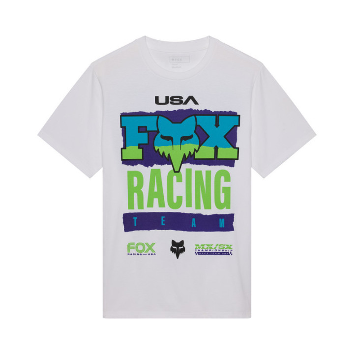 T-SHIRT FOX HARDCORE 195 ORIGINAL WHITE