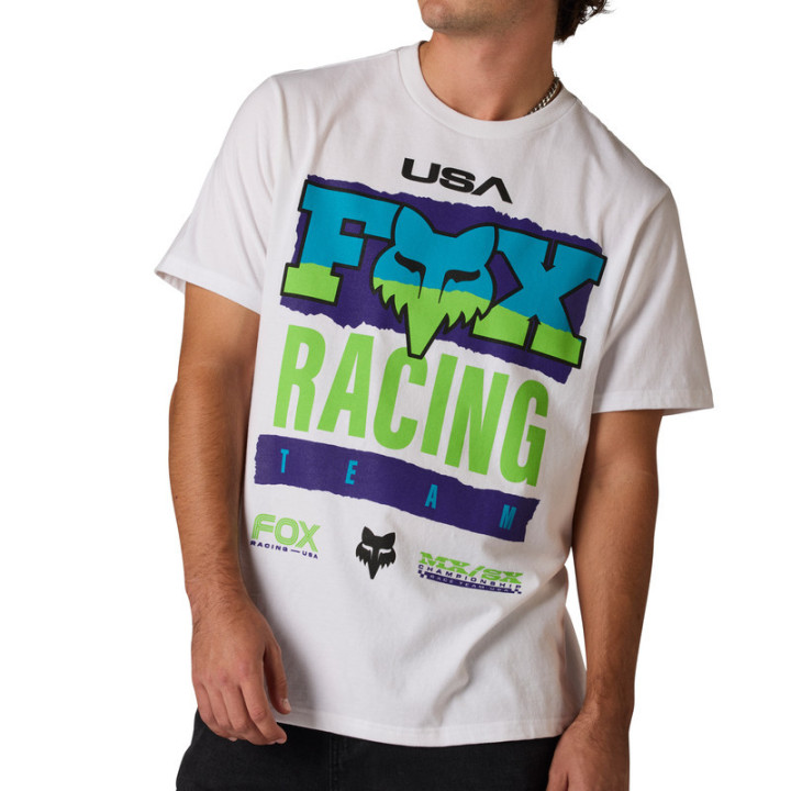 T-SHIRT FOX HARDCORE 195 ORIGINAL WHITE
