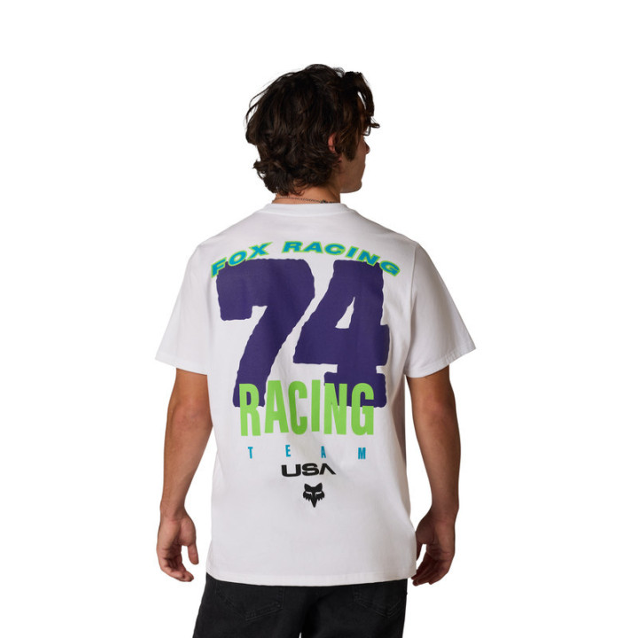 T-SHIRT FOX HARDCORE 195 ORIGINAL WHITE