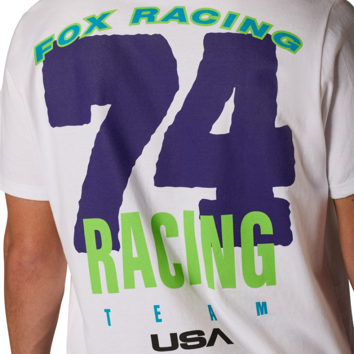 T-SHIRT FOX HARDCORE 195 ORIGINAL WHITE