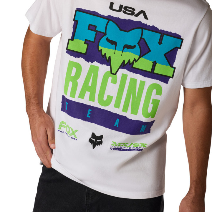 T-SHIRT FOX HARDCORE 195 ORIGINAL WHITE