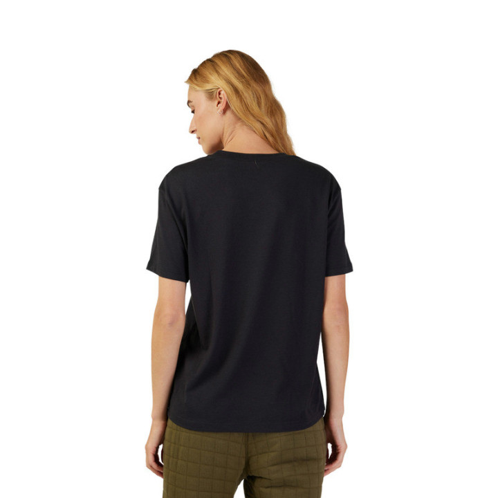 T-SHIRT DAMSKI FOX HEAD BLACK