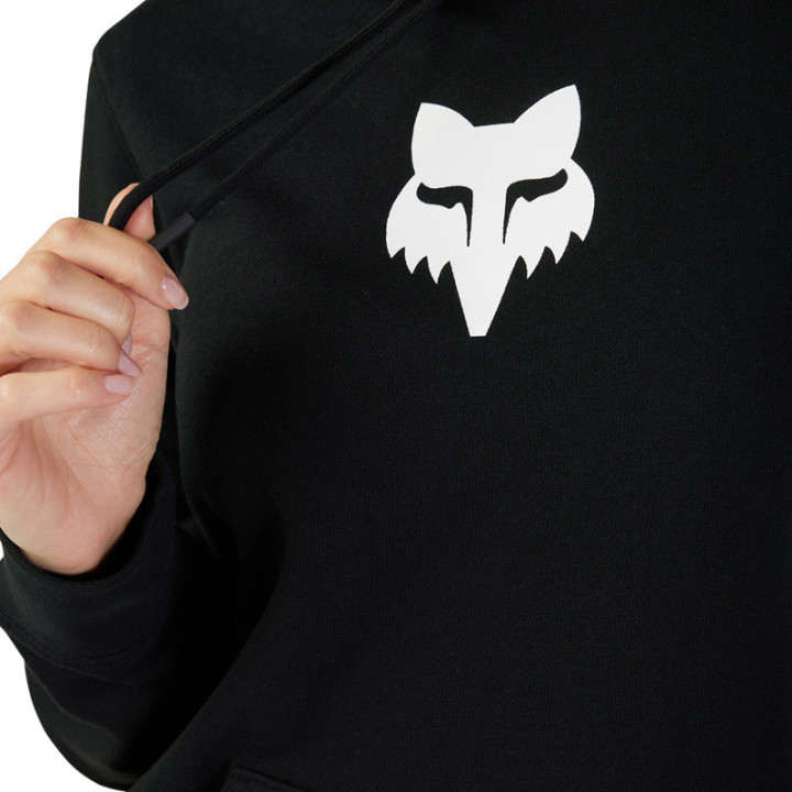 BLUZA Z KAPTUREM DAMSKA FOX HEAD BLACK