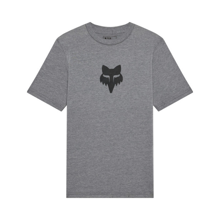 T-SHIRT JUNIOR FOX HEAD HEATHER DARK GREY