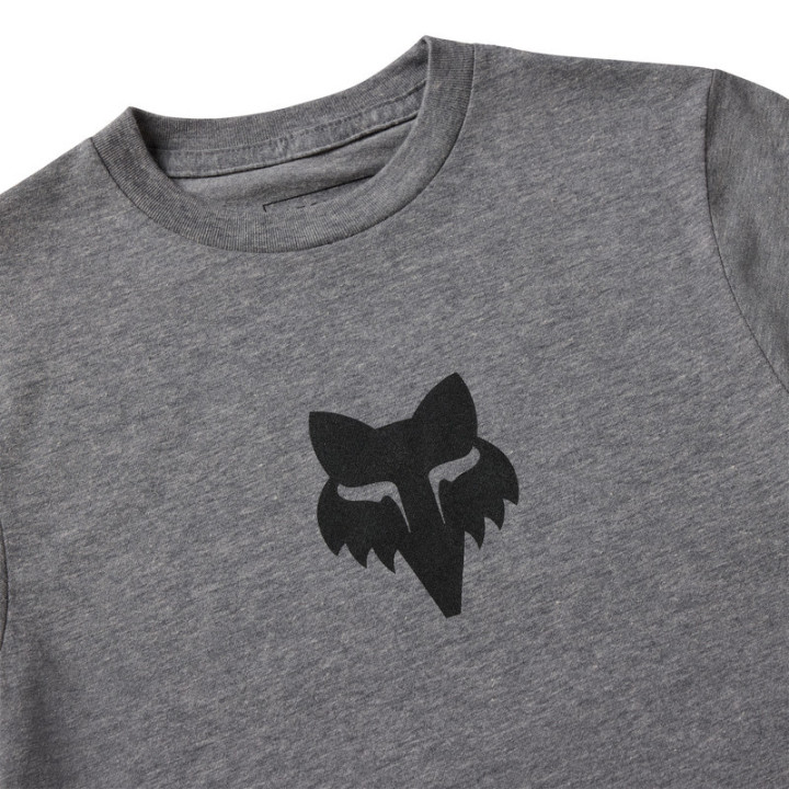 T-SHIRT JUNIOR FOX HEAD HEATHER DARK GREY
