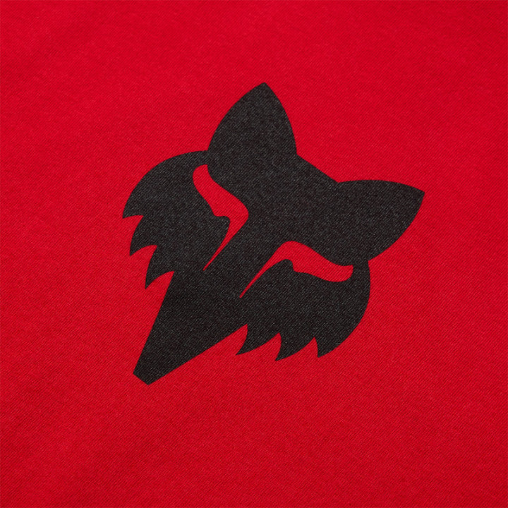 T-SHIRT JUNIOR FOX HEAD TIBETAN RED